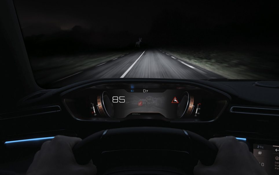 Nouvelle Peugeot 508 : vision de nuit
